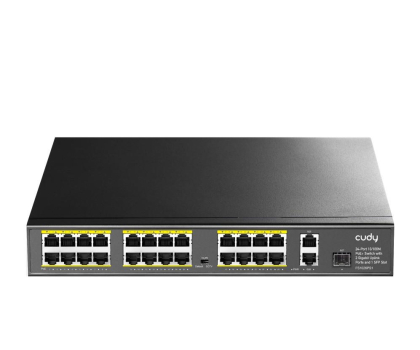 Switch Cudy 26p FS1026PS1 (24x10/100Mbit PoE+, 2x1000Mbit)